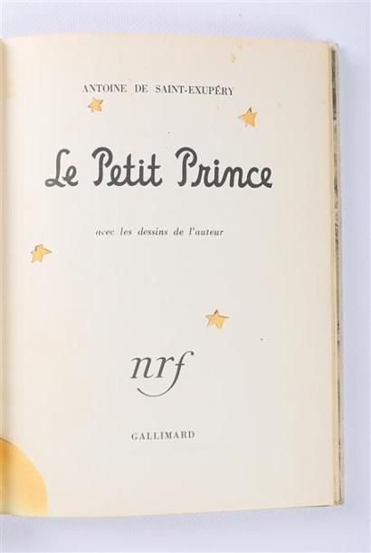 DE SAINT EXUPERY Antoine - Le petit Prince...