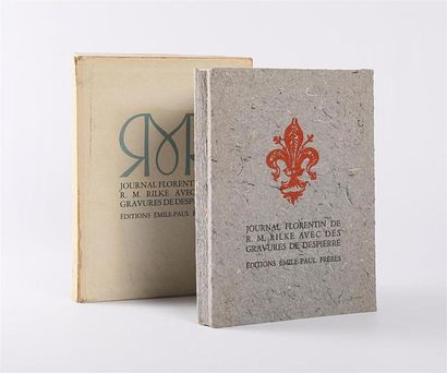 RILKE Rainer-Maria - Journal Florentin -...