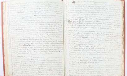 [MANUSCRIT]
Manuscrit rapportant les échanges...