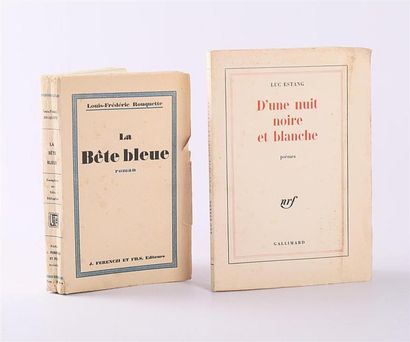 Lots de deux ouvrages : 
- ESTANG Luc - D'une...