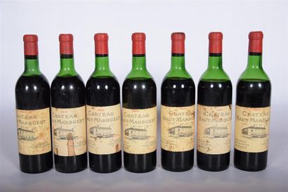 7 Blles	CH. HAUT MARBUZET	St Estèphe	1969
	Et....