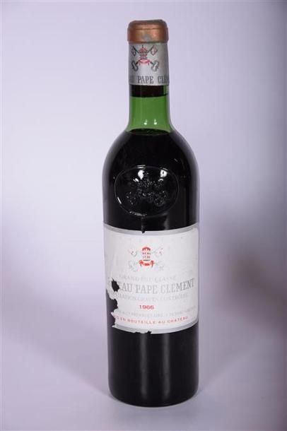 1 Blle	CH. PAPE CLÉMENT	Graves GCC	1966
	Et....