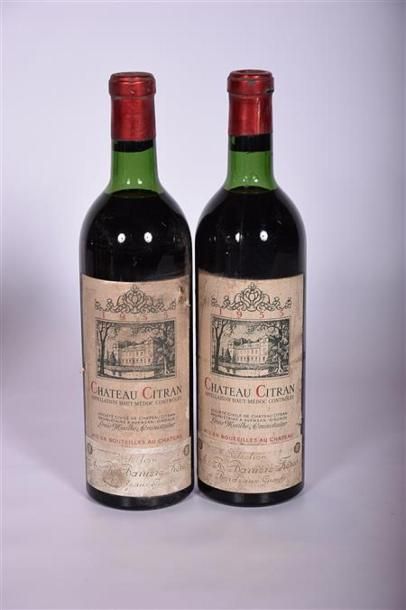 2 Blles	CH. CITRAN	Haut Médoc	1955
	Et. fanées...