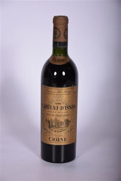 1 Blle	CH. D'ISSAN	Margaux GCC	1958
	Et....