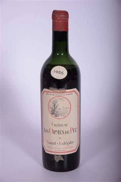1 Blle	CH. LES ORMES DE PEZ	St Estèphe	1955
	Et....