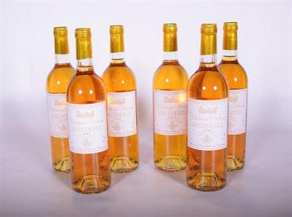 6 Blles	CH. VIDEAU	Sauternes 	2006
	Présentation,...