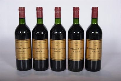 5 Blles	CH. NOTTON	Margaux	1986
	Et. bonnes....