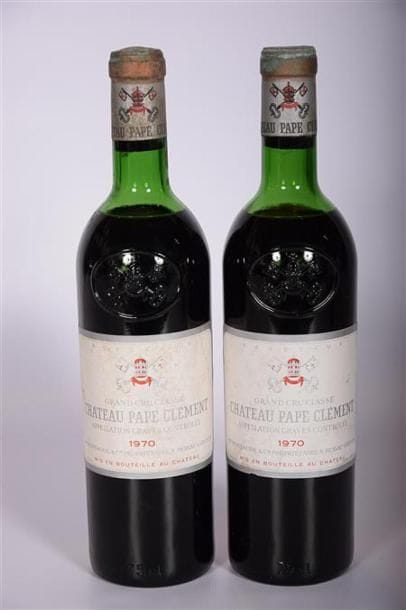 2 Blles	CH. PAPE CLÉMENT	Graves GCC	1970
	Et....