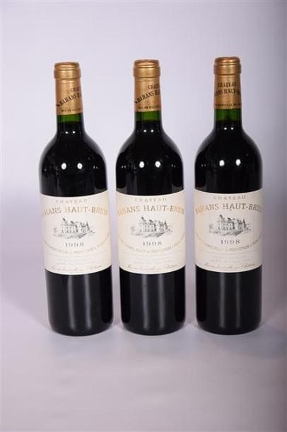 3 Blles	CH. BAHANS HAUT BRION	Pessac Léognan	1998
	Et....