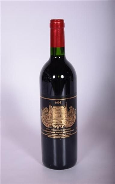 1 Blle	CH. PALMER	Margaux GCC	1998
	Et. impeccables....