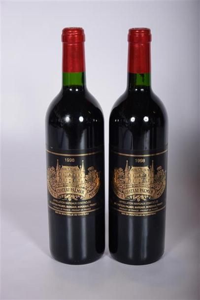 2 Blles	CH. PALMER	Margaux GCC	1998
	Et....
