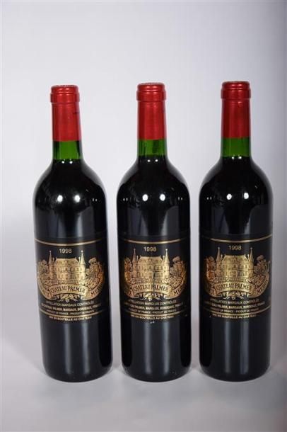 3 Blles	CH. PALMER	Margaux GCC	1998
	Et....