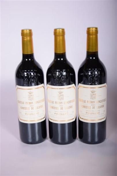 3 Blles	CH. PICHON LALANDE	Pauillac GCC	2003
	Et....