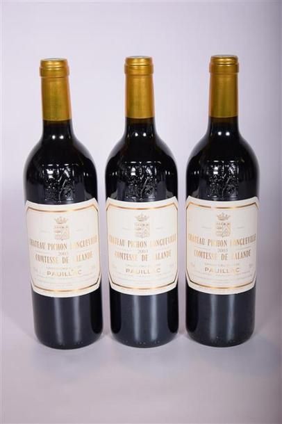 3 Blles	CH. PICHON LALANDE	Pauillac GCC	2003
	Et....