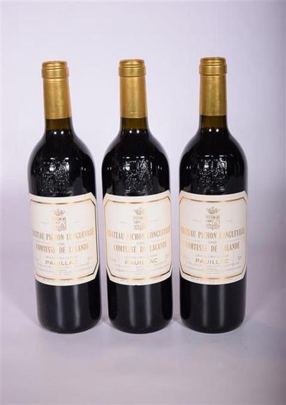 3 Blles	CH. PICHON LALANDE	Pauillac GCC	1998
	Et....