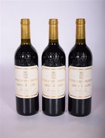 3 Blles	CH. PICHON LALANDE	Pauillac GCC	1998
	Et....