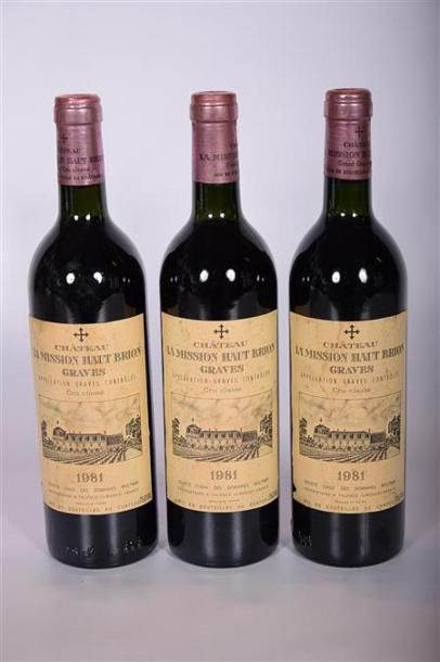 3 Blles	CH. LA MISSION HAUT BRION	Graves...