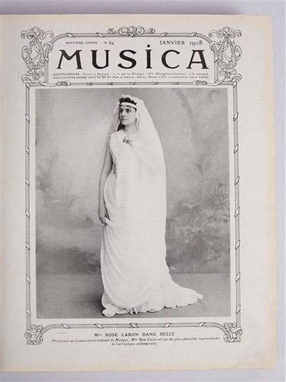 [MUSICA]
Revues Musica de Janvier à Décembre...