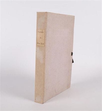 ANONYME - Carnets de Don Juan - Paris Paul...