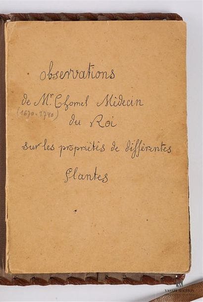[MANUSCRIT - BOTANIQUE]
Manuscrit reprenant...