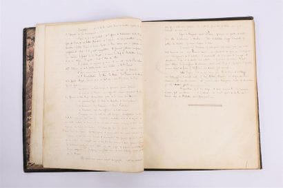 Manuscrit de poésies intitulé Souvenirs par...