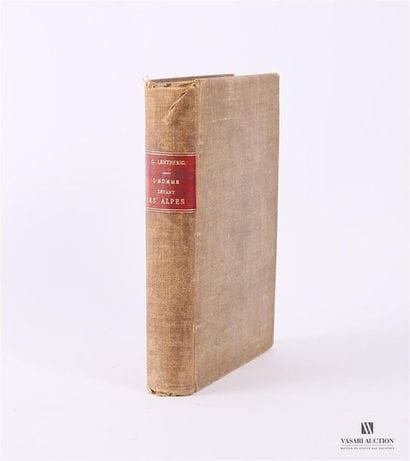 LENTHERIC Charles - L'homme devant les Alpes...