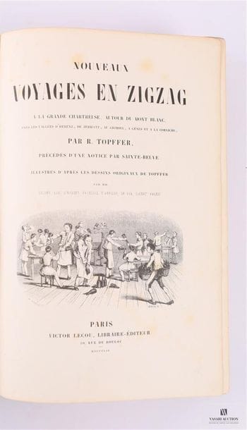 TÔPFFER R. - Nouveaux voyages en Zigzag,...