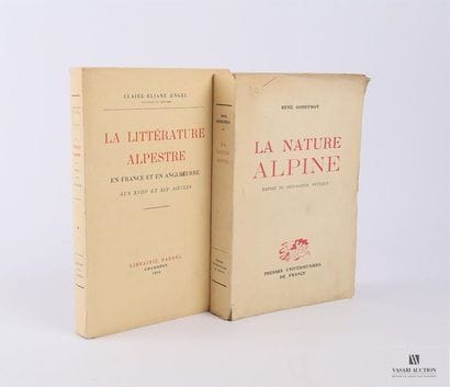 Lot de deux ouvrages : 
ENGEL Claire-Eliane...