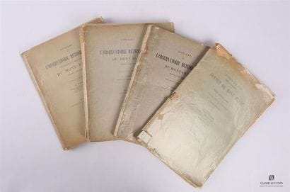 Lot de quatre ouvrages : 
VALLOT Joseph -...
