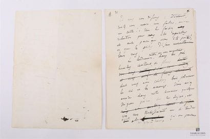 FRANCE Anatole (1844-1924)
Lettre autographe...