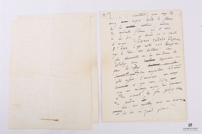 FRANCE Anatole (1844-1924)
Lettre autographe...