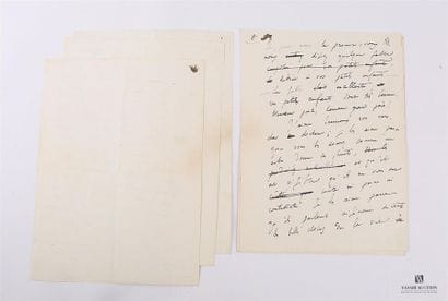 FRANCE Anatole (1844-1924)
Lettre autographe...