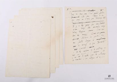 FRANCE Anatole (1844-1924)
Lettre autographe...