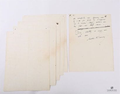 FRANCE Anatole (1844-1924)
Lettre autographe...