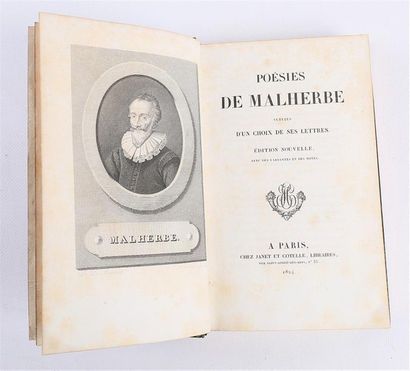 de MALHERBE François - Poésies, suivies d'un...