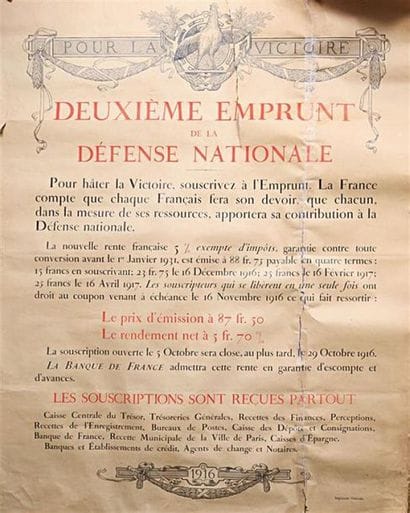 IMPRIMERIE NATIONALE 
Affiche en papier
Pour...