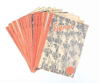 [REVUE SIGNAL]
Lot comprenant douze revues...