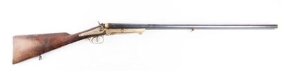 Fusil de chasse à canons damas juxtaposés...