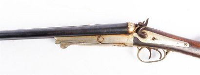 Fusil de chasse à canons damas juxtaposés...