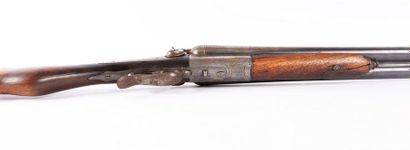 Fusil de chasse à canon juxtaposé - percussion...