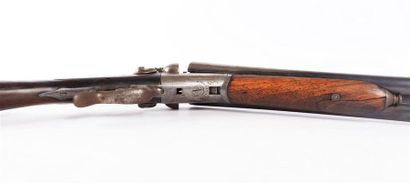 Fusil de chasse à canon juxtaposé - percussion...