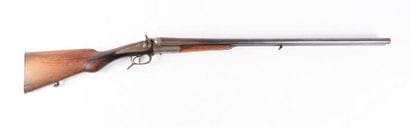 Fusil de chasse à canon juxtaposé - percussion...
