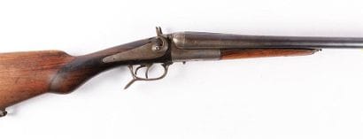 Fusil de chasse à canon juxtaposé - percussion...
