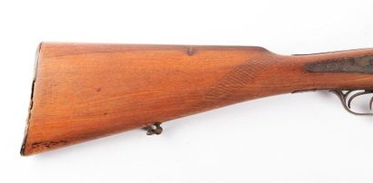 Fusil de chasse à broches, platines en arrière,...