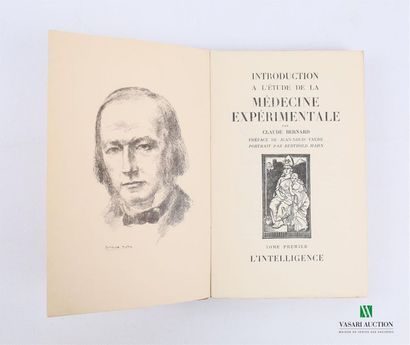 BERNARD Claude - L'introduction à l'étude...