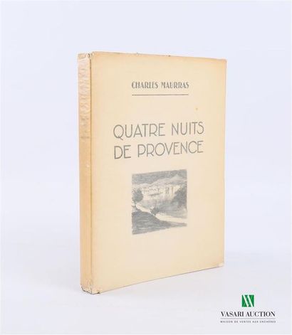 MAURRAS Charles - Quatre nuits de Provence...