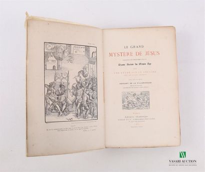 DE LA VILLEMARQUE - Le grand mystère de Jésus...