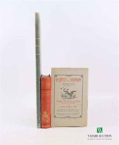 [CHASSE]
Receuil de 23 planches sur la chasse
(tiré...