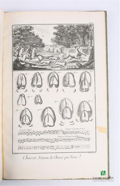 [CHASSE]
Receuil de 23 planches sur la chasse
(tiré...