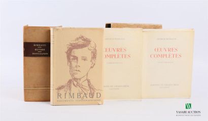 RIMBAUD Arthur - Oeuvres complètes, Écrits...